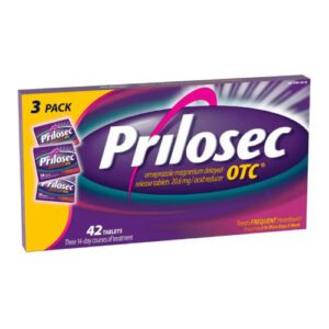 A pack of Prilosec OTC is shown here
