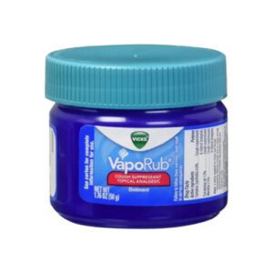 A small bottle of Vicks Vaporub
