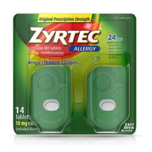 Zyrtec allergy 24 hours tablet