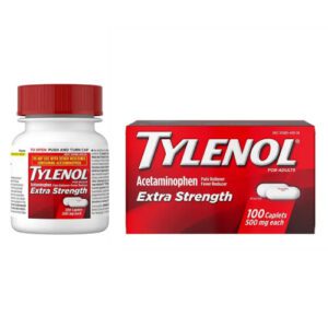 A bottle of Tylenol Extra Strength