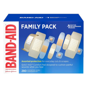 A pack of band aid flexible fabric