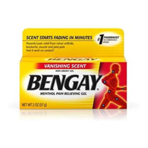 A pack of Bengay vanishing scent