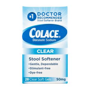 A bottle of Colace Stool Softener