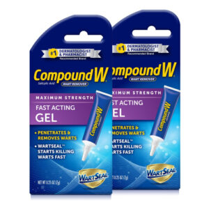 Two packs of Compound W fast acting gel