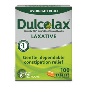 A pack of Dulcolax Laxative Tablets