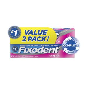 Fixodent original value pack shown here