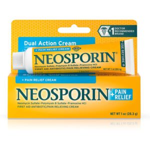 A tube of Neosporin pain relief
