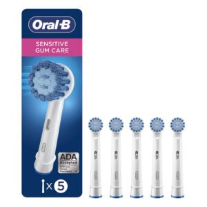 A pack Oral B sensitive gum care toothbrush