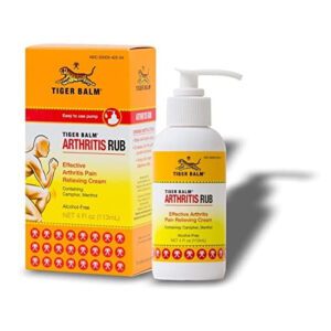A bottle of Tiger Balm arthritis rub