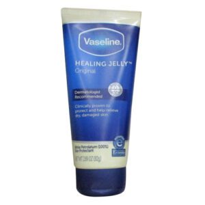 A tube of Vaseline Healing Jelly original
