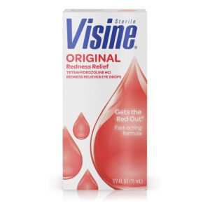 A pack of Visine original redness relief